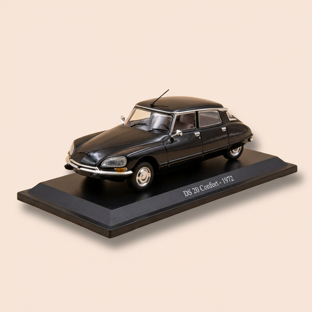Citroën DS 20 Confort noire de 1972 (sous blister)