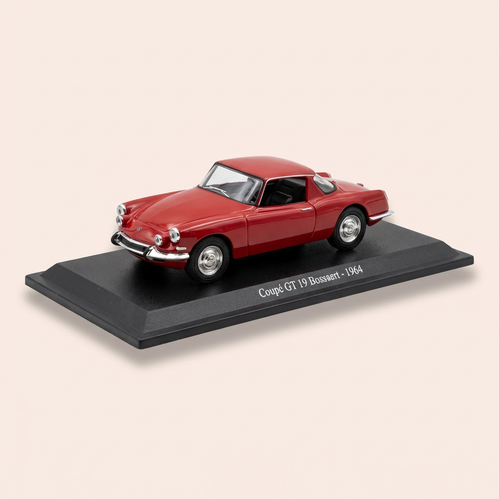 Citroën DS coupé GT 19 Bossaert rojo oscuro de 1964 (en blister)