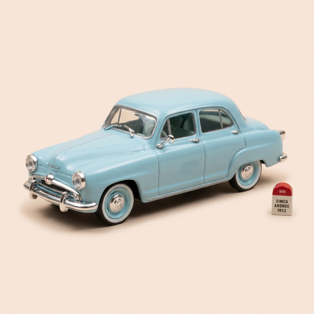 Simca Aronde błękitna jasna z 1952 roku - Nostalgie numer referencyjny N015