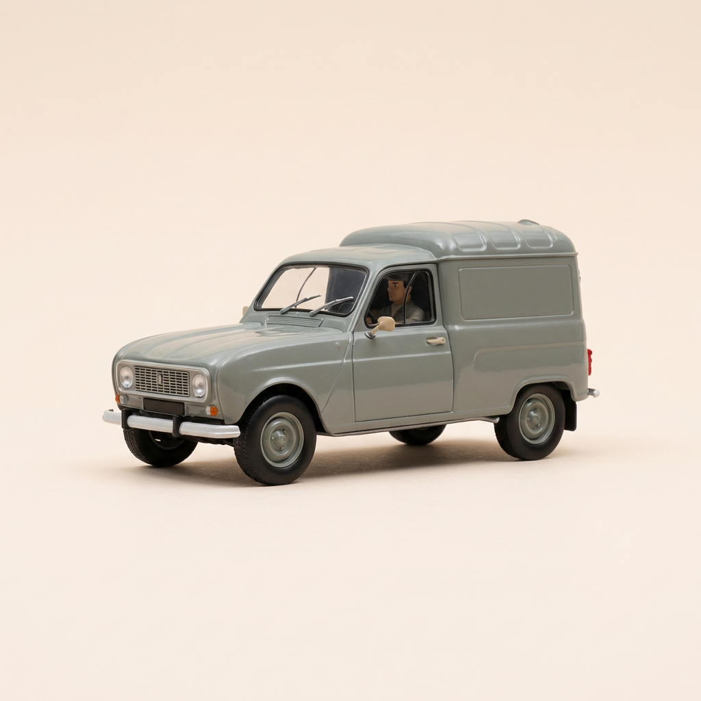 Renault 4 F4 Fourgonnette h-szara - NOREV (Skala: 1/18)