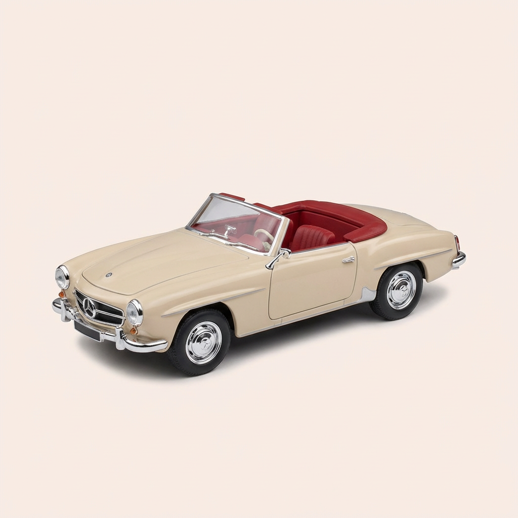 Peugeot 403 cabriolet beżowy z 1964 roku - SOLIDO referencja 8165