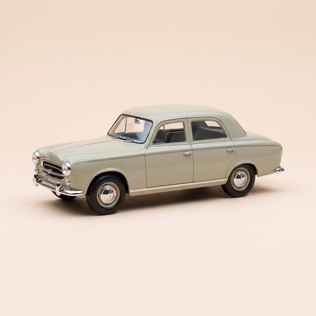 Peugeot 403 szara z 1964 roku - SOLIDO nr 8164