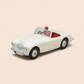 Voiture miniature - Austin-Healey 100 blanche - Dinky-Toys édition Atlas)