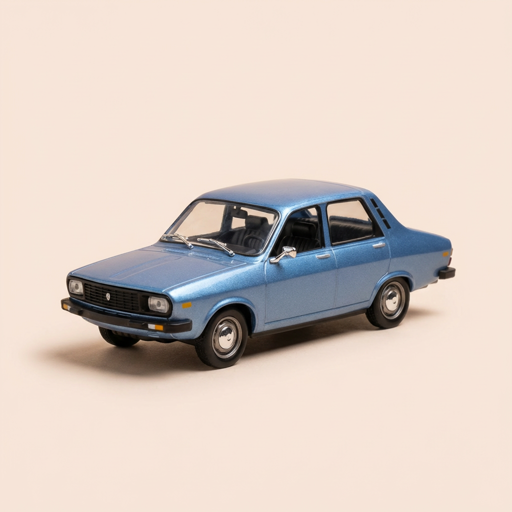 Renault DACIA 1300 niebieska z 1977 roku - IXO (pudełko prostokątne)