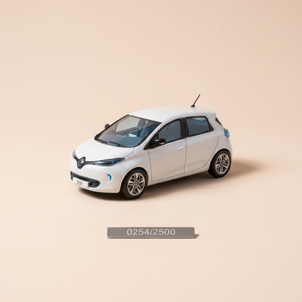 Renault ZOÉ perłowy biały - ELIGOR (niebieskie pudełko kwadratowe)