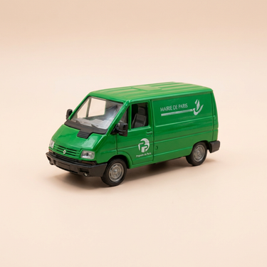 Voiture miniature - Renault Trafic vert Propreté de Paris - Vérem référence 225