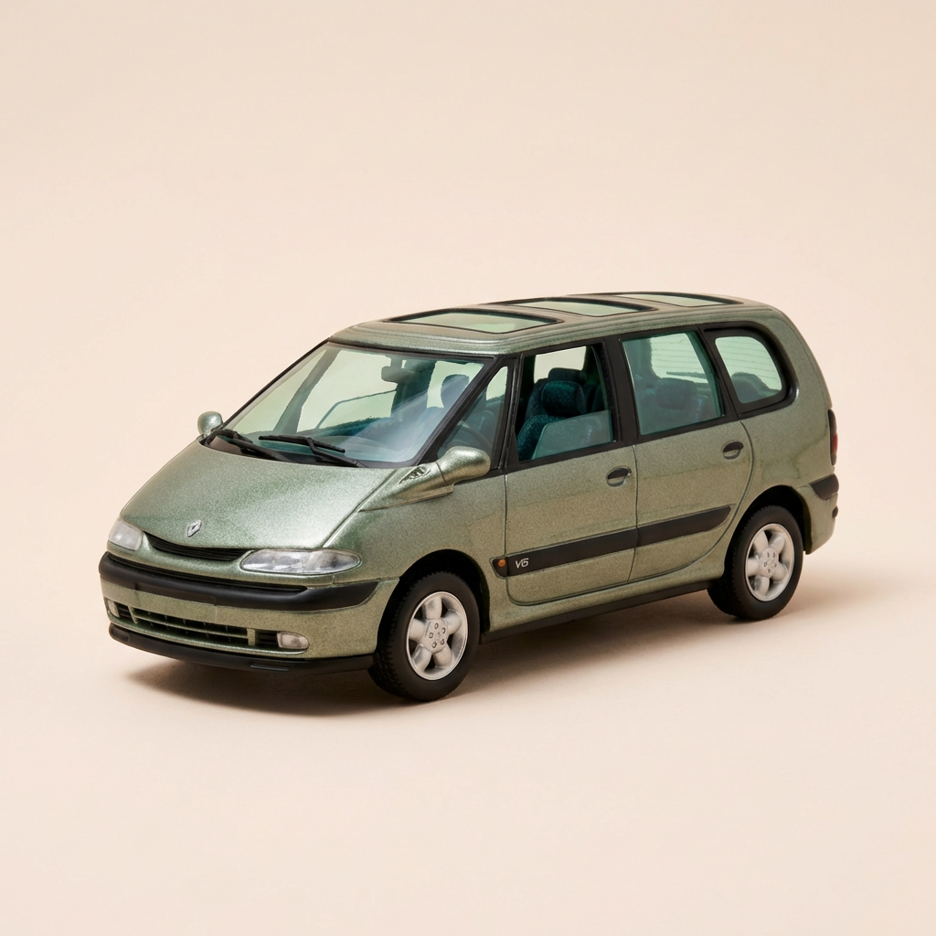 Renault Espace zielony (kwadratowe pudełko)