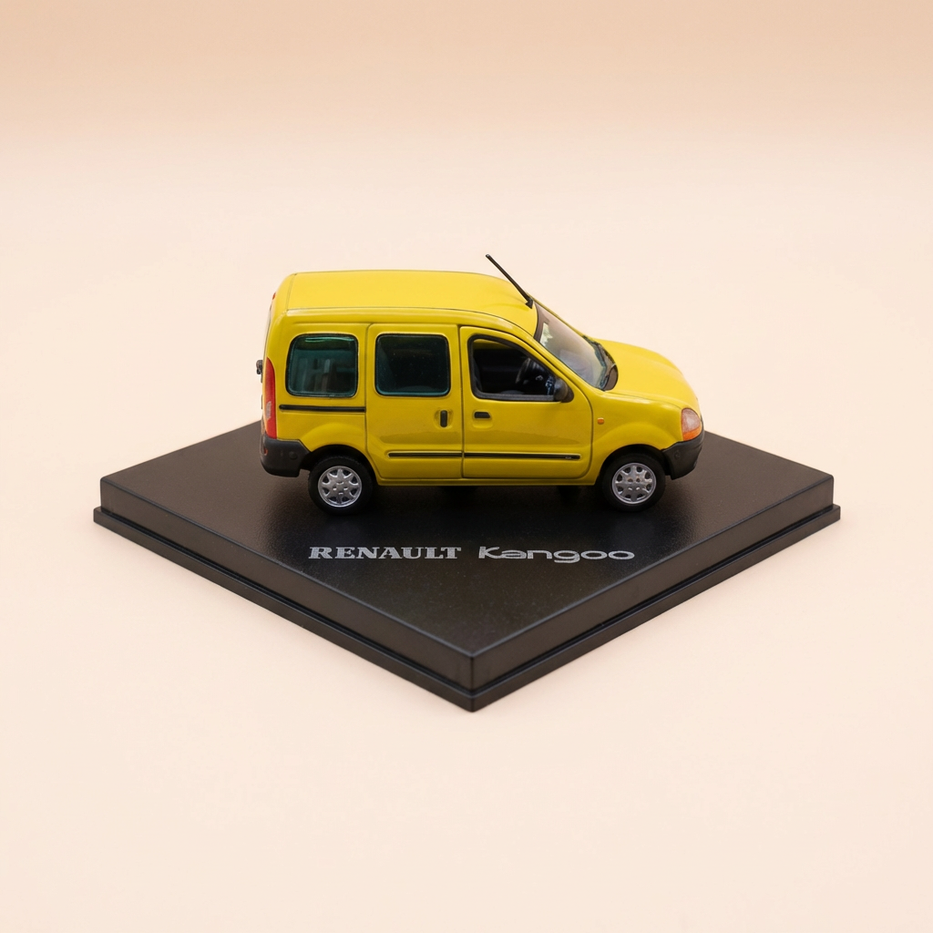 Renault Kangoo giel mit Fënsteren - Vitesse (e Quadratbox)