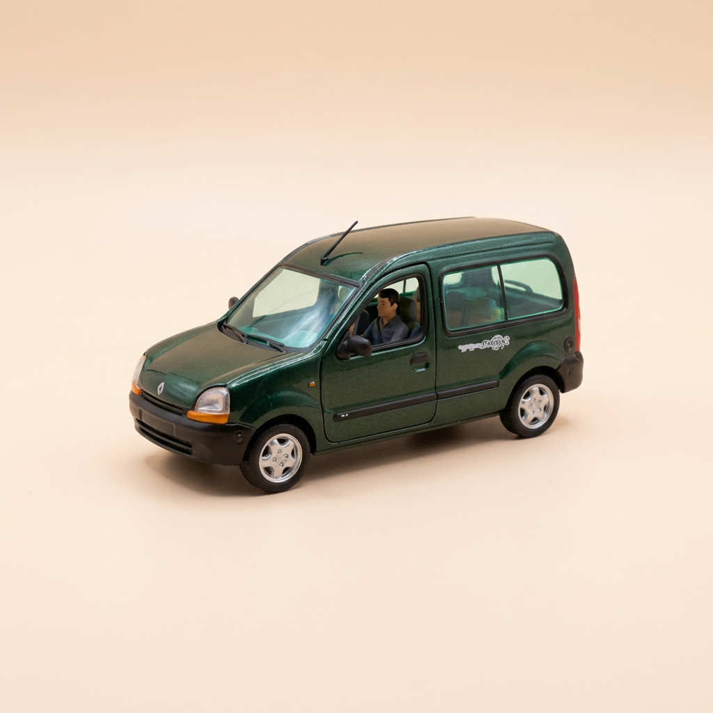 Renault Kangoo PAMPA vert de 1998 vitré - Vitesse référence VMC99011 (boite carrée)