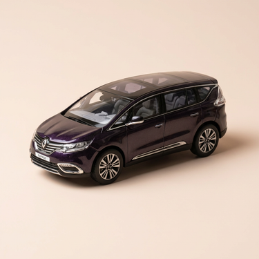 Voiture miniature - Renault Espace Initiale améthyste (violet foncée) - NOREV (boite carrée noire)