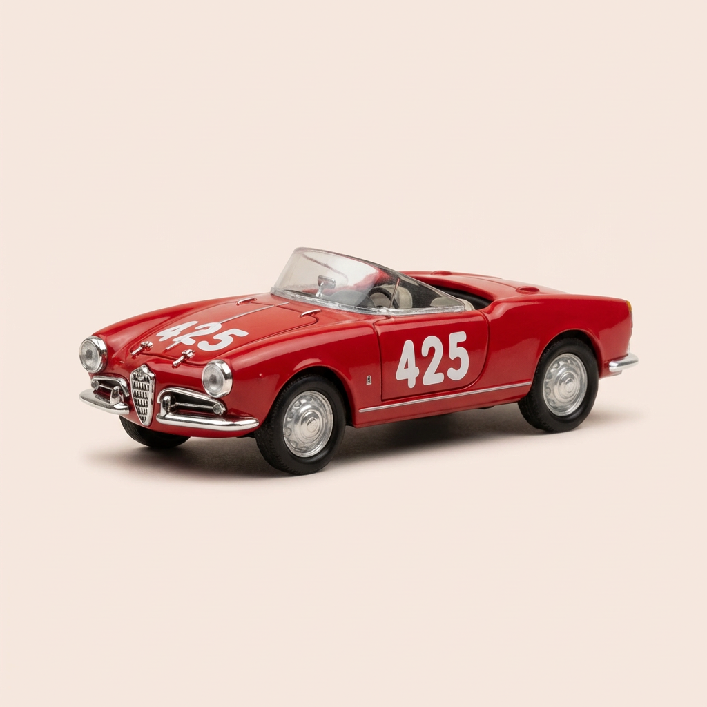 Alfa Romeo Giulietta Spider czerwony numer 425 z 1958 roku - Solido numer 4577