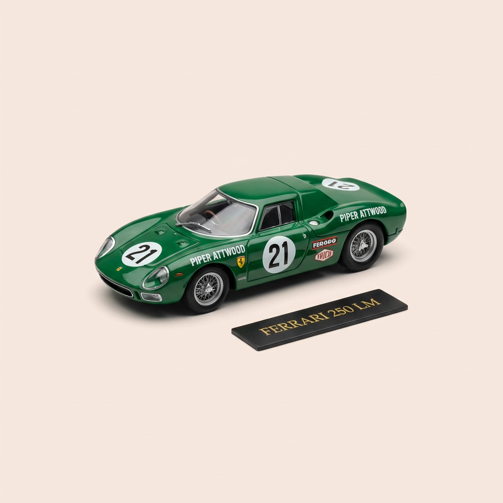 Ferrari 250LM verde número 21 (blister)