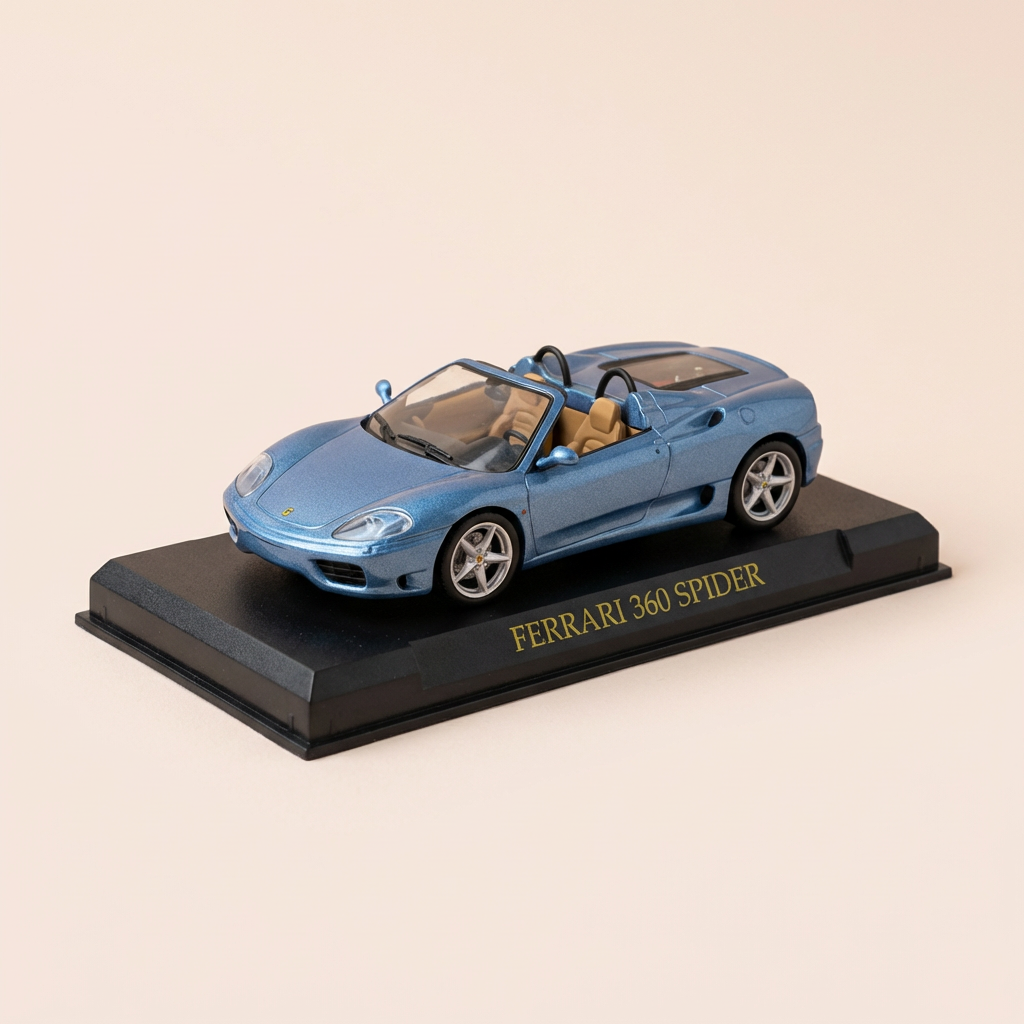 Ferrari 360 Spider Blauw (Blister)