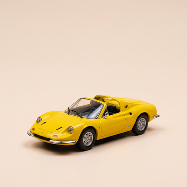 Voiture miniature - Ferrari Dino246 GTS jaune (blister)