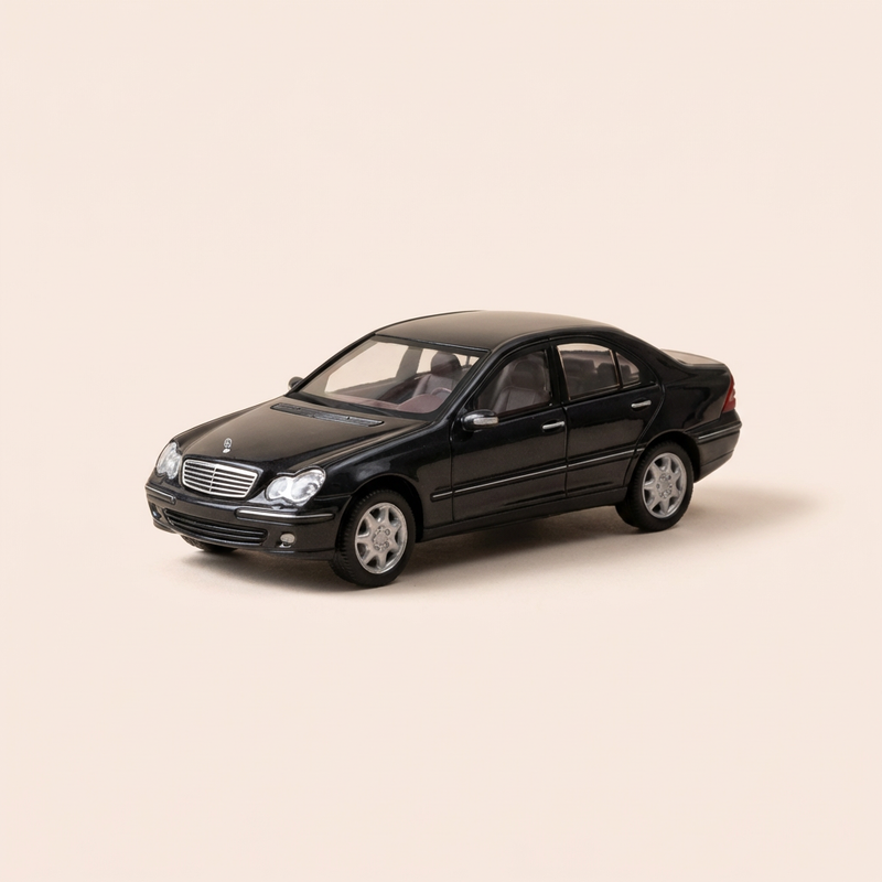 Mercedes-Benz C-Klasse "Elégance" noire - SCHUCO Miniaturmodelle