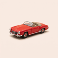 Voiture miniature - Mercedes-Benz 190SL Roadster rouge - collection Junior Driver Classics (boite en carton)