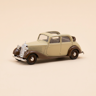Voiture miniature - Mercedes 170V Cabriolimousine marron et beige 1936-1950 - Rétrovitese référence 167