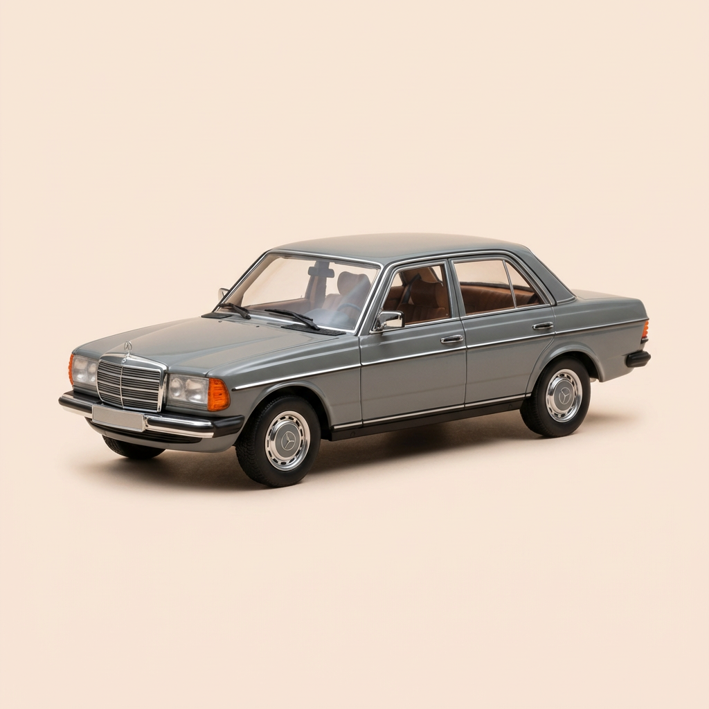 Mercedes 200 W123 grise de 1976 - Auto Plus