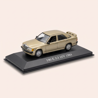 Voiture miniature - Mercedes 190 E 2.3 16V marron de 1984