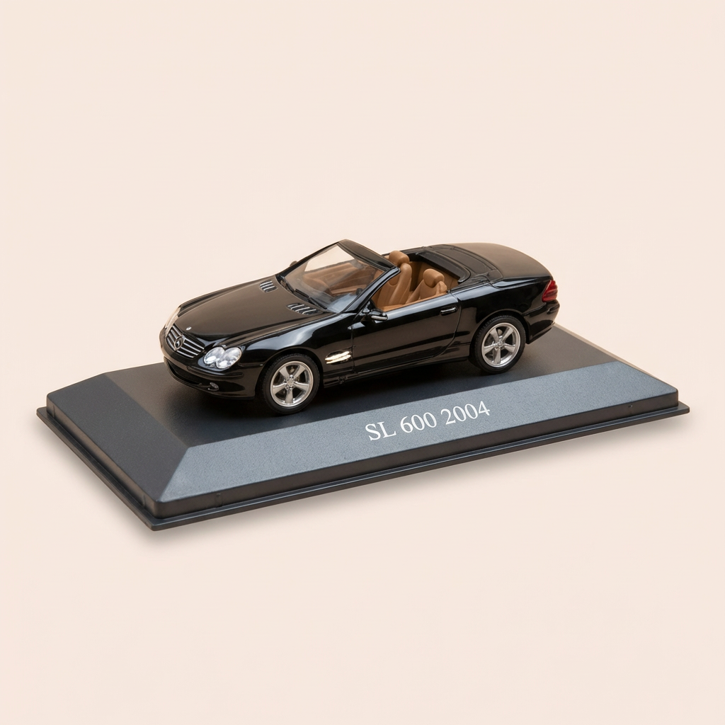 Voiture miniature - Mercedes SL 600 noire de 2004