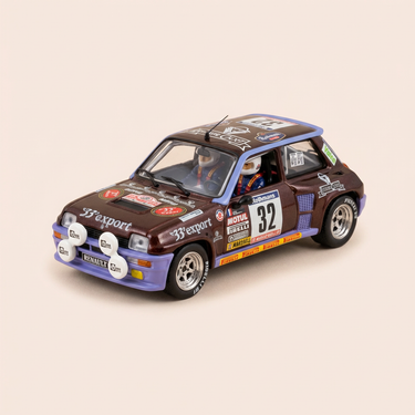 Voiture miniature - Renault 5 turbo marron? numéro 32 - Tour de Corse de 1984 - IXO