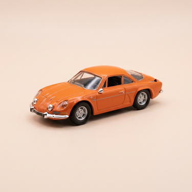 Voiture miniature - Renault Alpine A110 1300G orange - TROFEU référence 801 or