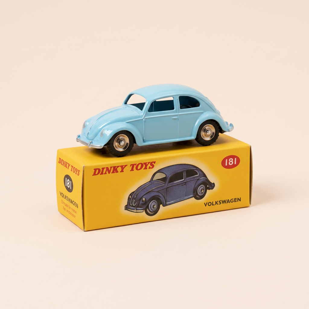 Volkswagen Beetle azul claro - Dinky-Toys (edición Atlas) - N°181