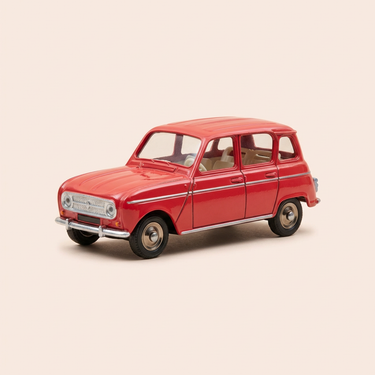 Voiture miniature - Renault 4L rose? - Dinky-Toys (Edition Atlas) - N°518