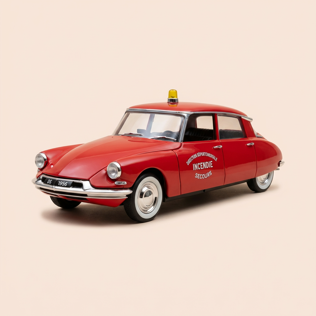 Citroën DS rojo de 1956 BOMBEROS - Solido referencia 4818