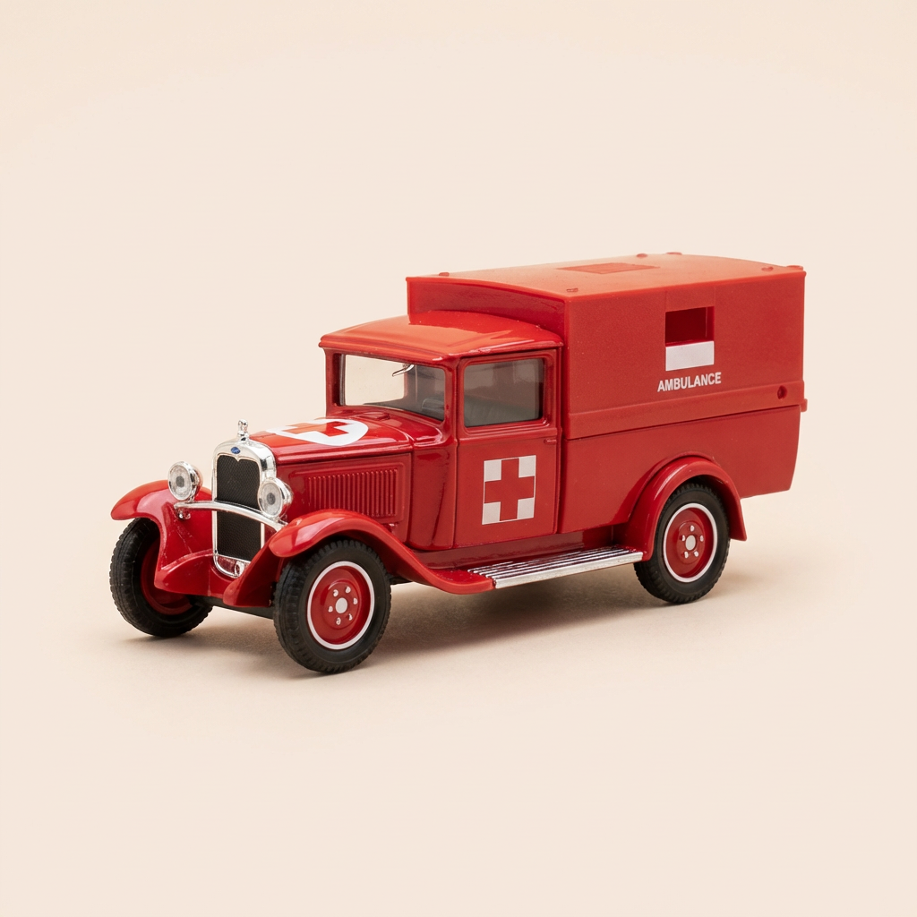 Citroën CAF ambulance rood POMPIERS - Solido referentie 4820