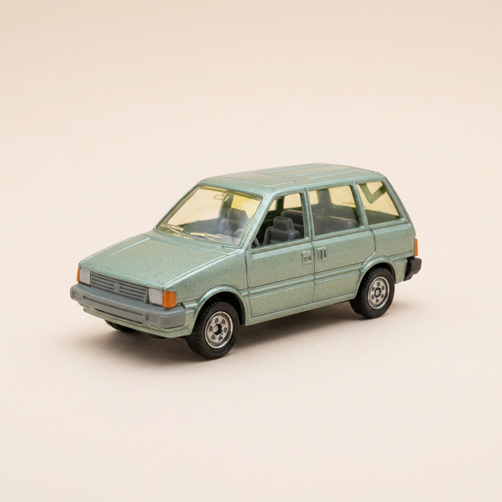 Nissan Prairie verte - Solido référence 1341 (MANQUE le pare-brise arrière)