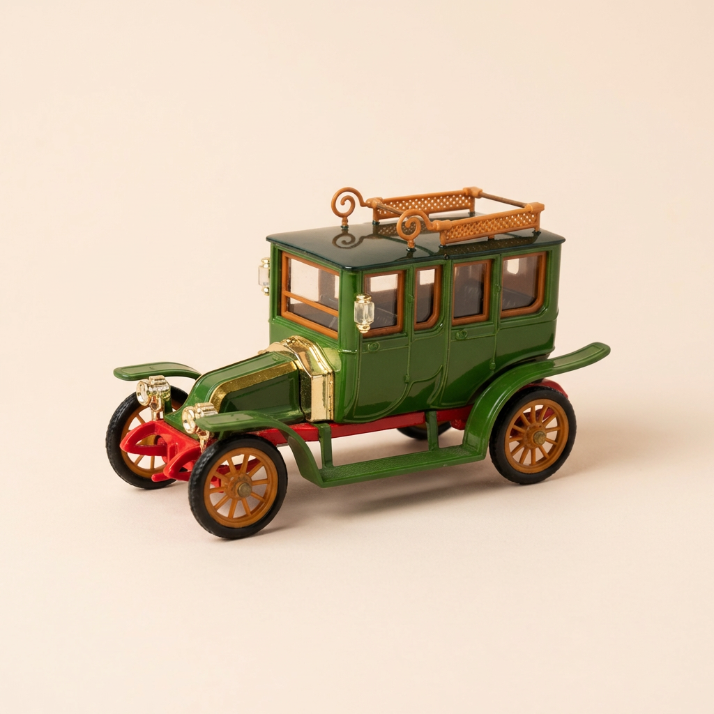 Renault TIPO X z 1907 roku zielony - RIO