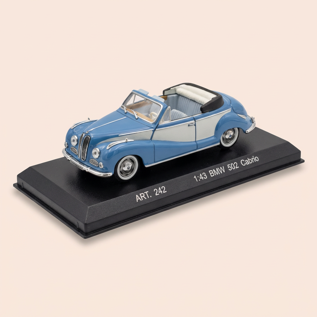 BMW 502 Cabrio niebieski - kolekcja DétailCars referencja 242