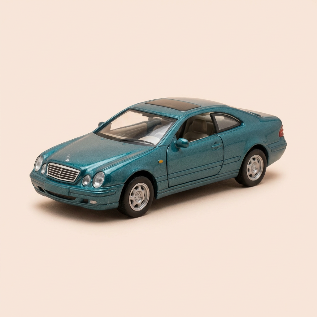 Mercedes-Benz CLK320 coupé blu-verde? - Cararama
