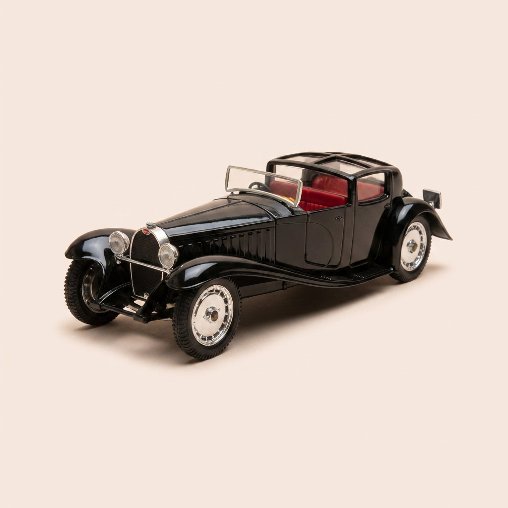 Bugatti royale noire z 1930 roku - Solido