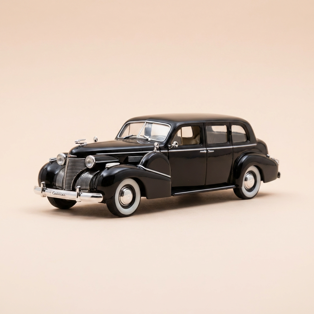 Cadillac Fleetwood V18 Limousine noire de 1939