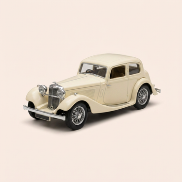 Voiture miniature - Jaguar SS1 Airline beige de 1935