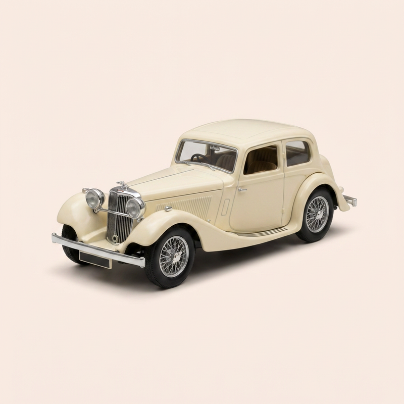 Beige Jaguar SS1 Airline von 1935