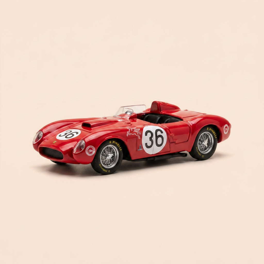 Lancia D24 rood nummer 36 uit 1953 - BRUMM