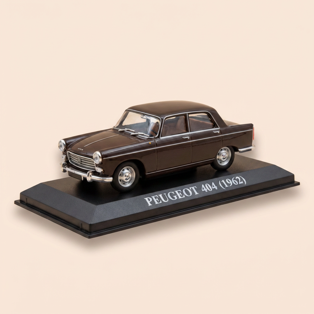 Peugeot 404 donkelbrong 1962