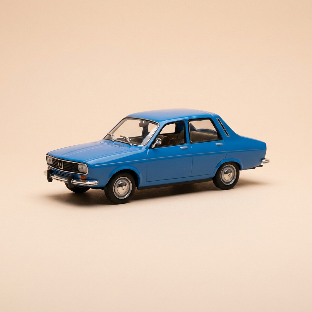 Renault 12 niebieska z 1970 roku