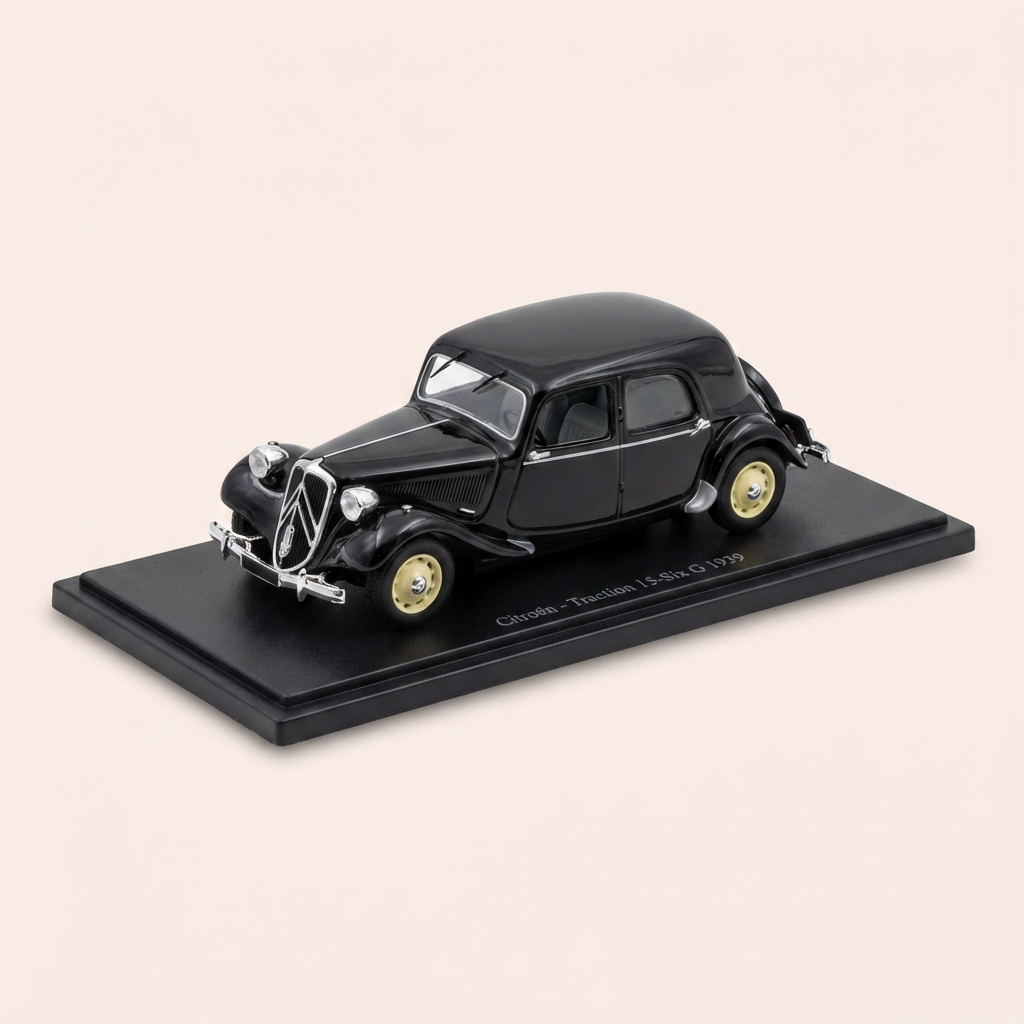 Citroën Traction 15-Six G Zwart van 1939