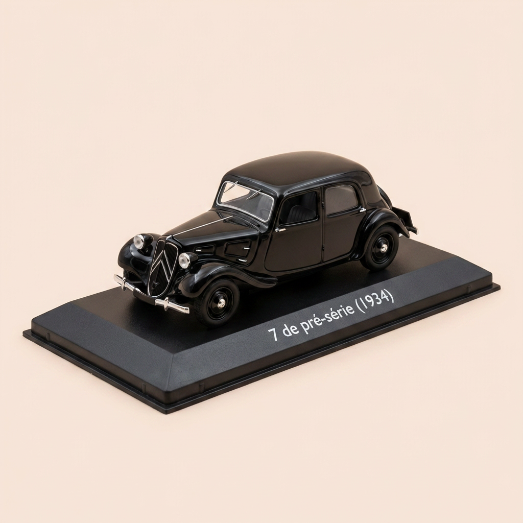Citroën traction 7 de pré-série noire de 1934