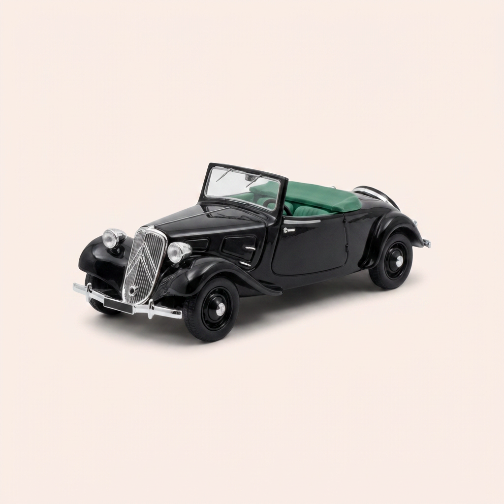 Citroën traction 7 B cabriolet noire de 1934