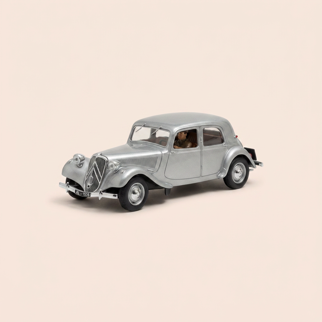 Citroën traction 11 AL grise de 1936