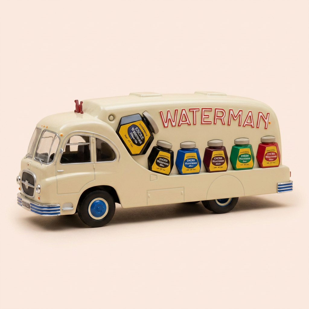Ford Cargo del Tour de France con publicidad de Waterman