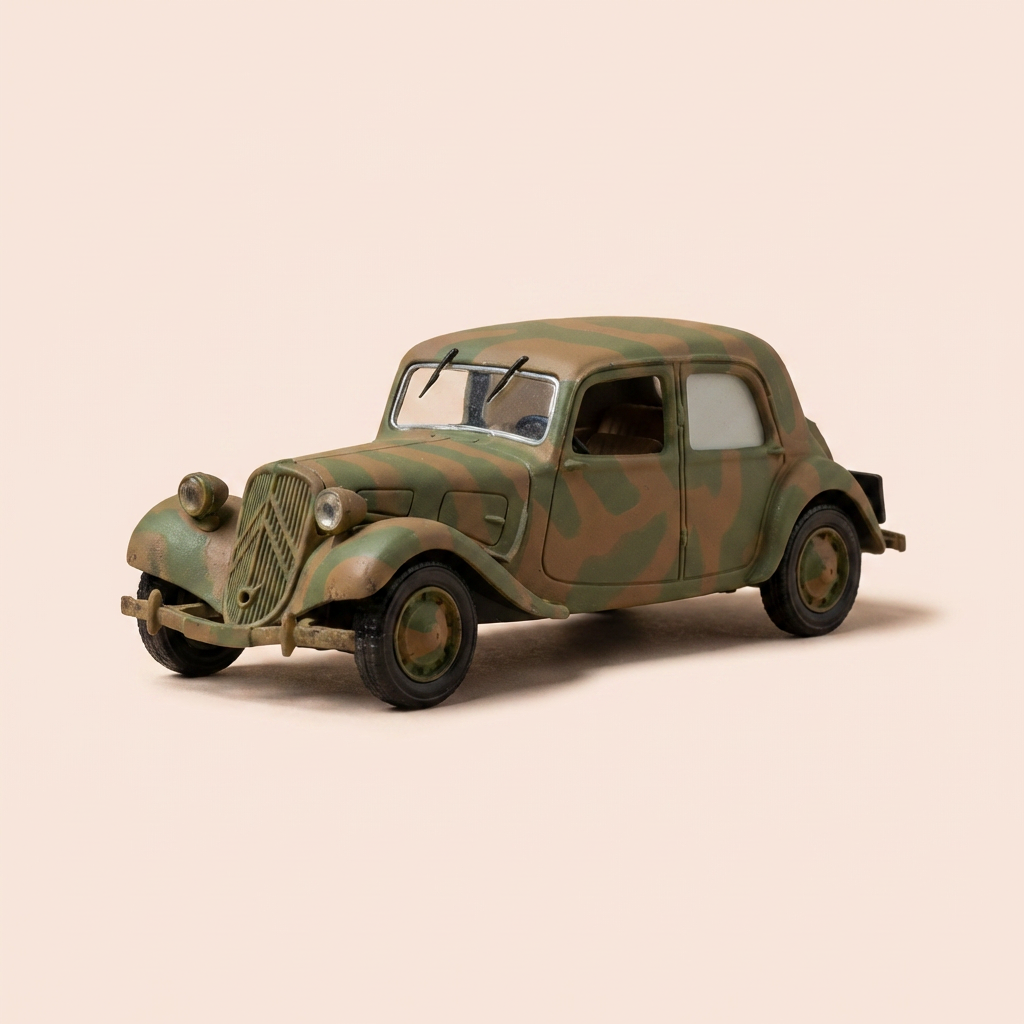 Citroën Traction 11 BL Military Brown and Green of 1940
