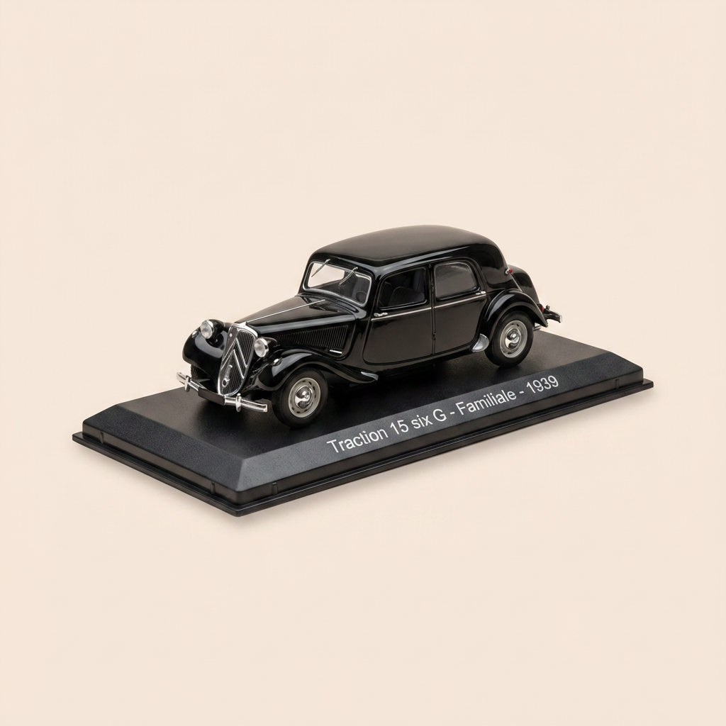 Citroën traction 15 six G Familiale noire de 1939