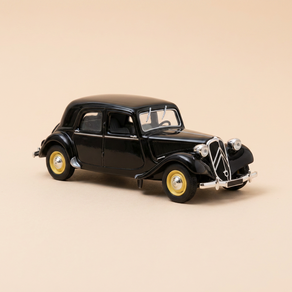Citroën traction 15 six berline noire de 1951