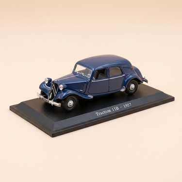 Voiture miniature - Citroën 11B bleue foncée de 1957